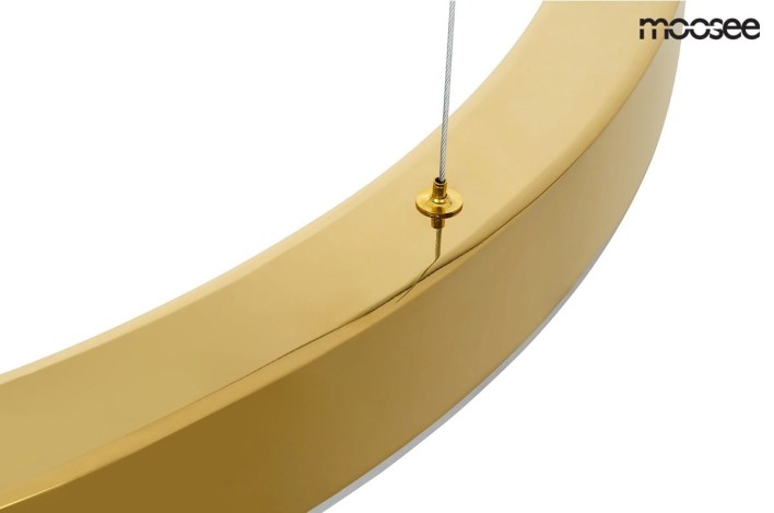 MOOSEE lampa wisząca RING LUXURY 90  złota - LED, chromowane złoto