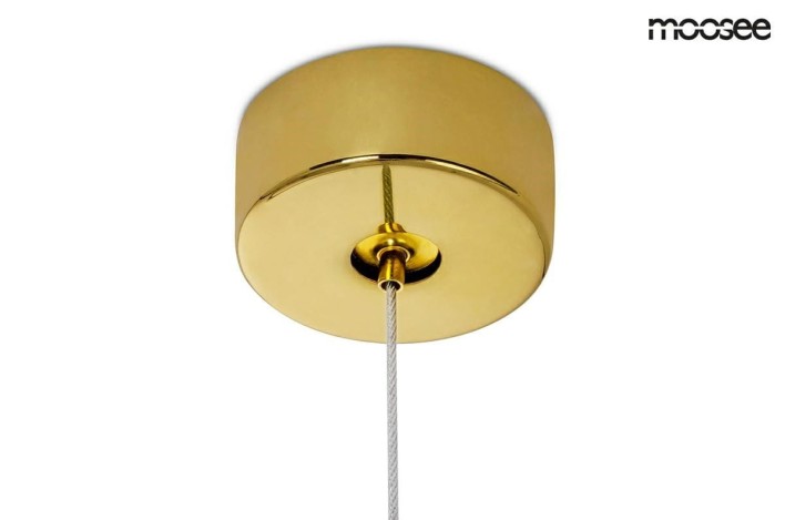 MOOSEE lampa wisząca RING LUXURY 90  złota - LED, chromowane złoto