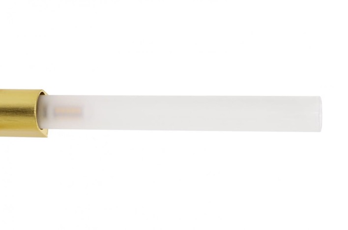 Lampa wisząca CANDELABR 6 złota - aluminium, szkło