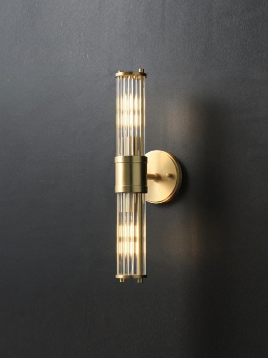 MOOSEE lampa ścienna PILAR TWIN złota