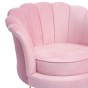Fotel muszelka różowy #67 ELIF OUTLET-6