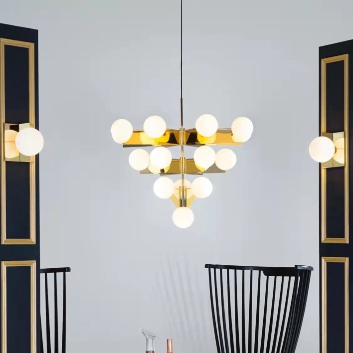 MOOSEE lampa wisząca SOLEI złota