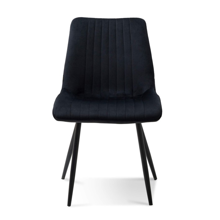 krzesło czarne welurowe