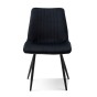 krzesło czarne welurowe