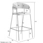 Hoker Glamour beżowy MARLO BC-01 welur-24