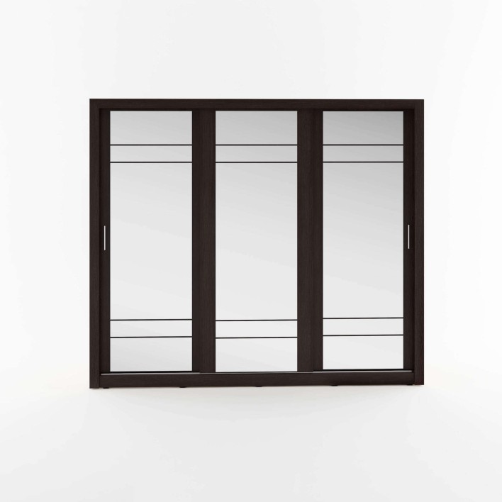 duża szafa trzydrzwiowa wenge