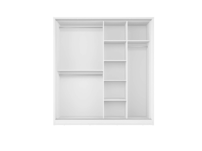 szafa przesuwna dwudrzwiowa z lustrem