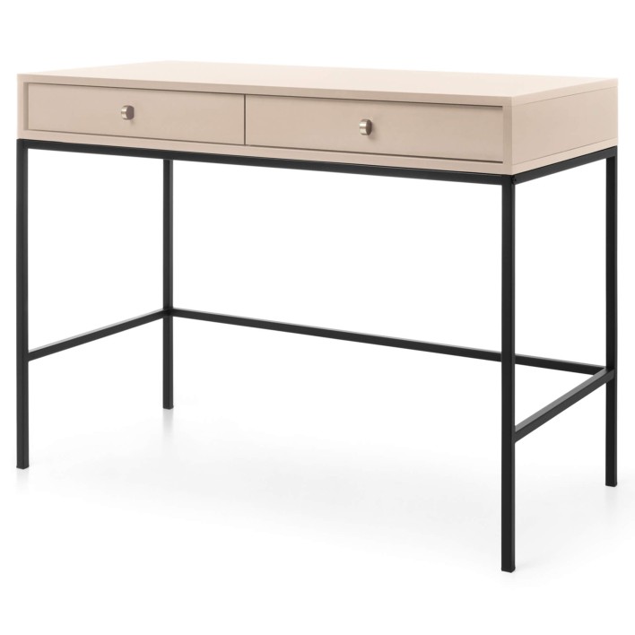 beżowa toaletka kosmetyczna z szufladami