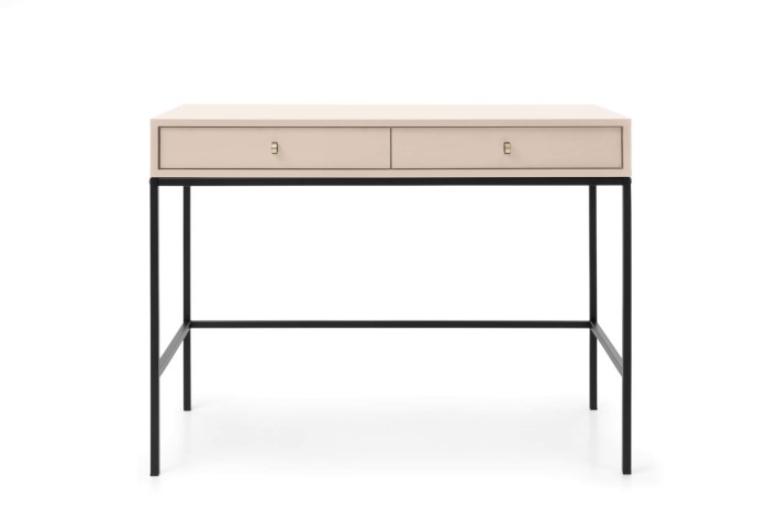 beżowa toaletka kosmetyczna z szufladami