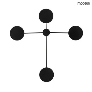 MOOSEE lampa ścienna SHADOW 4 CLOSE czarna