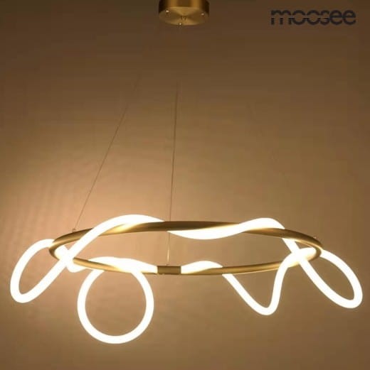 MOOSEE lampa wisząca SERPIENTE 60 złota