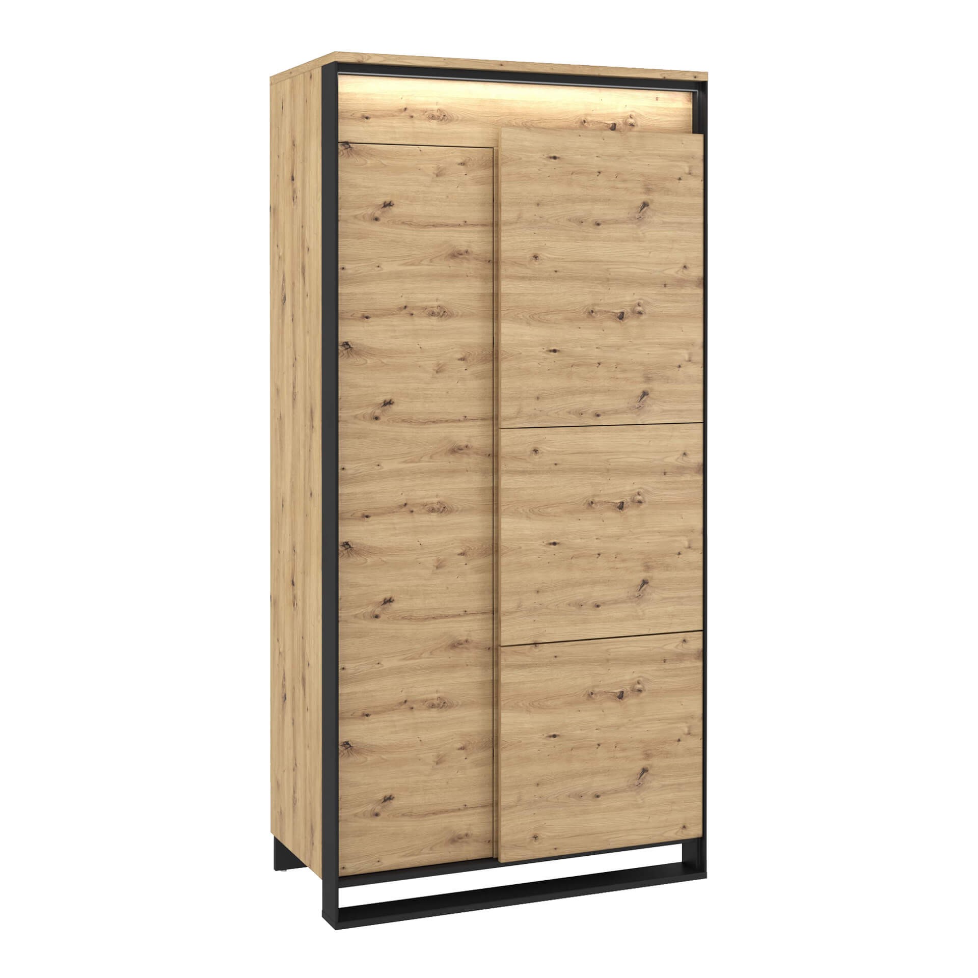 szafa loftowa z oświetleniem led