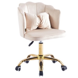Krzesło muszelka obrotowe DC-6091S beżowe #5