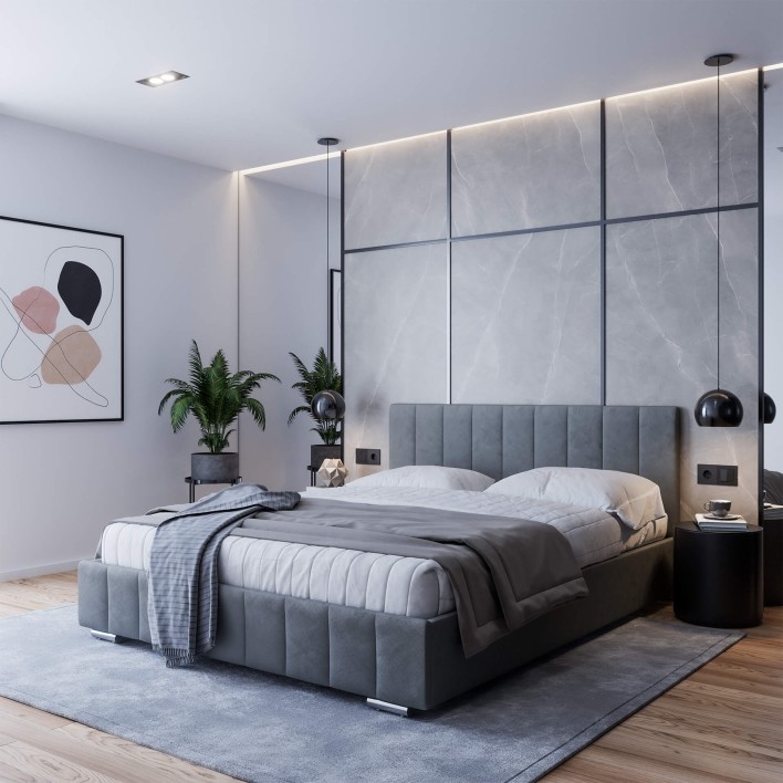 łóżko tapicerowane 140x200