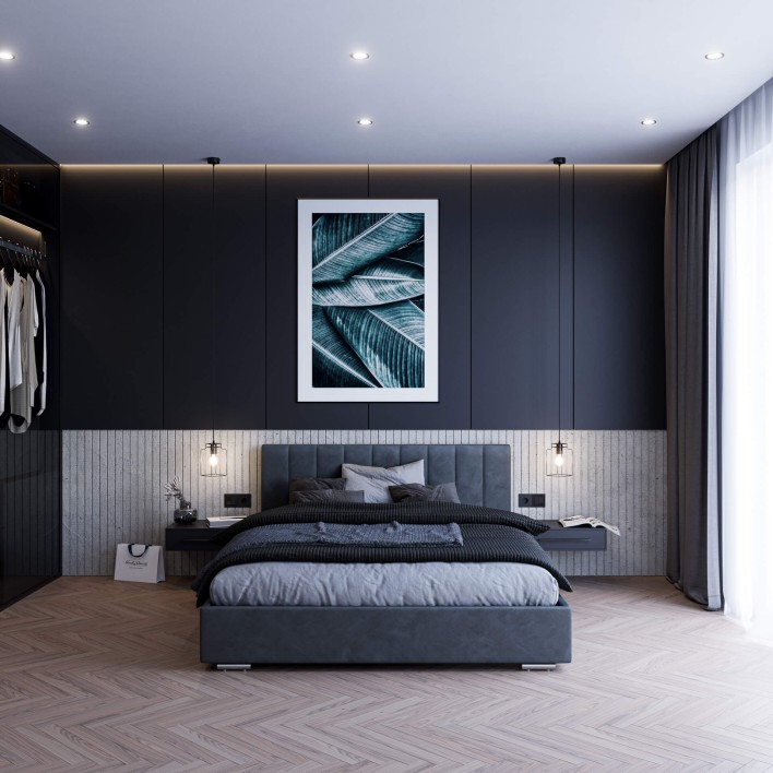 łóżko tapicerowane 140x200 z pojemnikiem