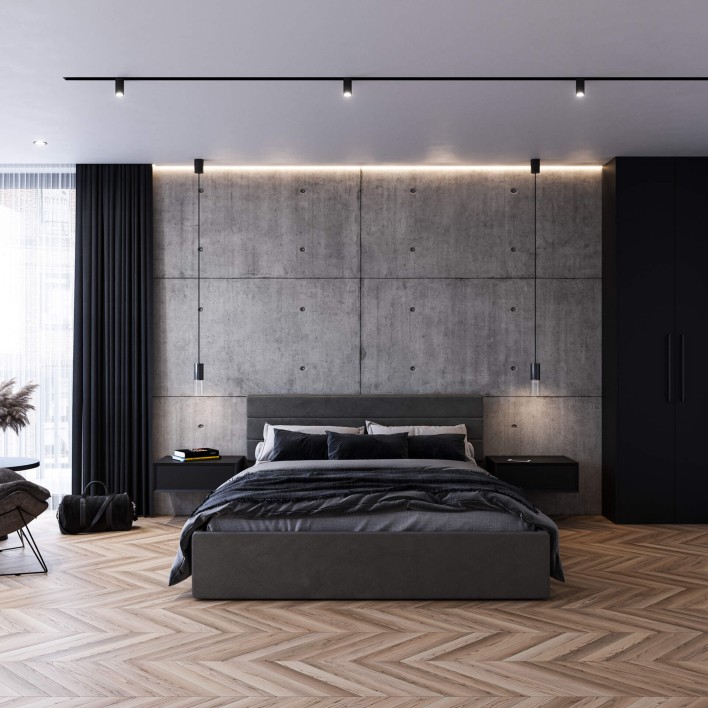 łóżko tapicerowane 160x200 z pojemnikiem