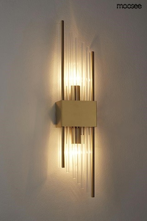 MOOSEE lampa ścienna SLANT złota