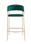 Hoker Glamour MARGO BC-01 zielony welur, złote nogi / OUTLET-2