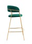 Hoker Glamour MARGO BC-01 zielony welur, złote nogi / OUTLET-4