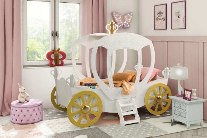 łóżko dla dziewczynki