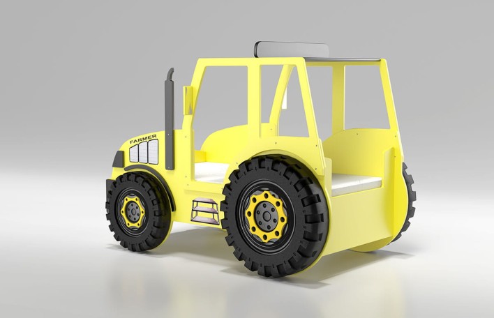 łóżko dla dziecka traktor