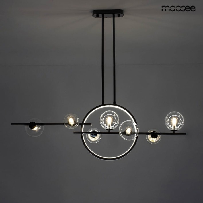 MOOSEE lampa wisząca ALURE LINE TWIN 90 czarna