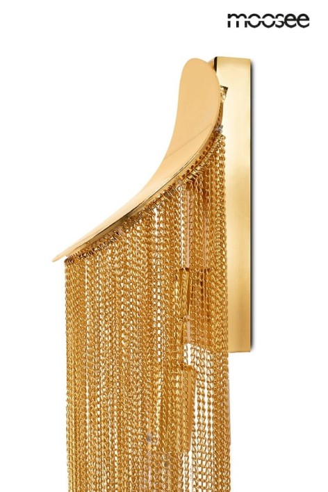 MOOSEE lampa ścienna LAMBADA złota