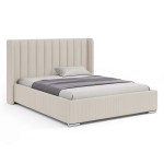 Łóżko tapicerowane z pojemnikiem BORNEO | 200x200 | Kolor do wyboru
