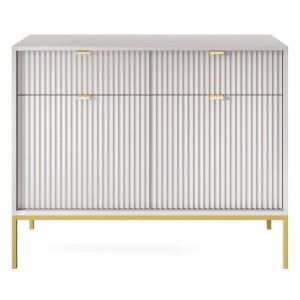 Komoda NOVA KSZ104 Szara / rama złota