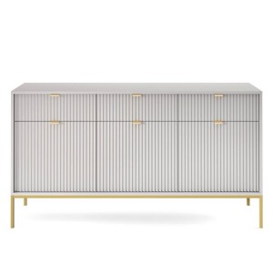 Komoda NOVA KSZ154 Szara / rama złota