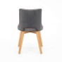 Drewniane krzesło BELLA / Bluvel 14 / Outlet-4