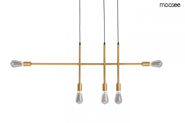 MOOSEE lampa wisząca RIVA 5 złota