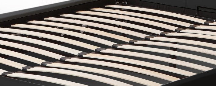 ŁÓŻKO TAPICEROWANE DO SYPIALNI 160x200 868 LED CZARNE