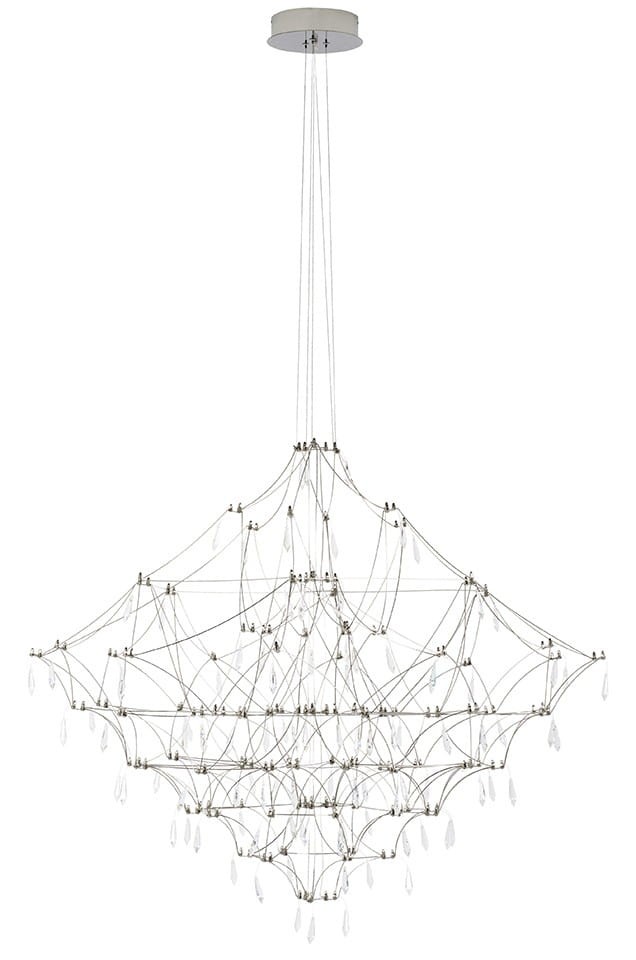 Lampa wisząca CONSTELATION 77 - LED, stal szczotkowana