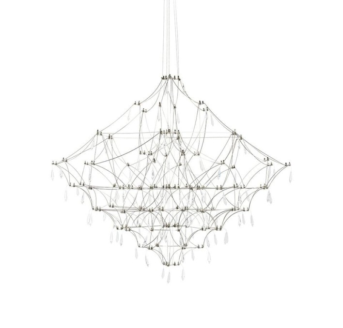 Lampa wisząca CONSTELATION 77 - LED, stal szczotkowana
