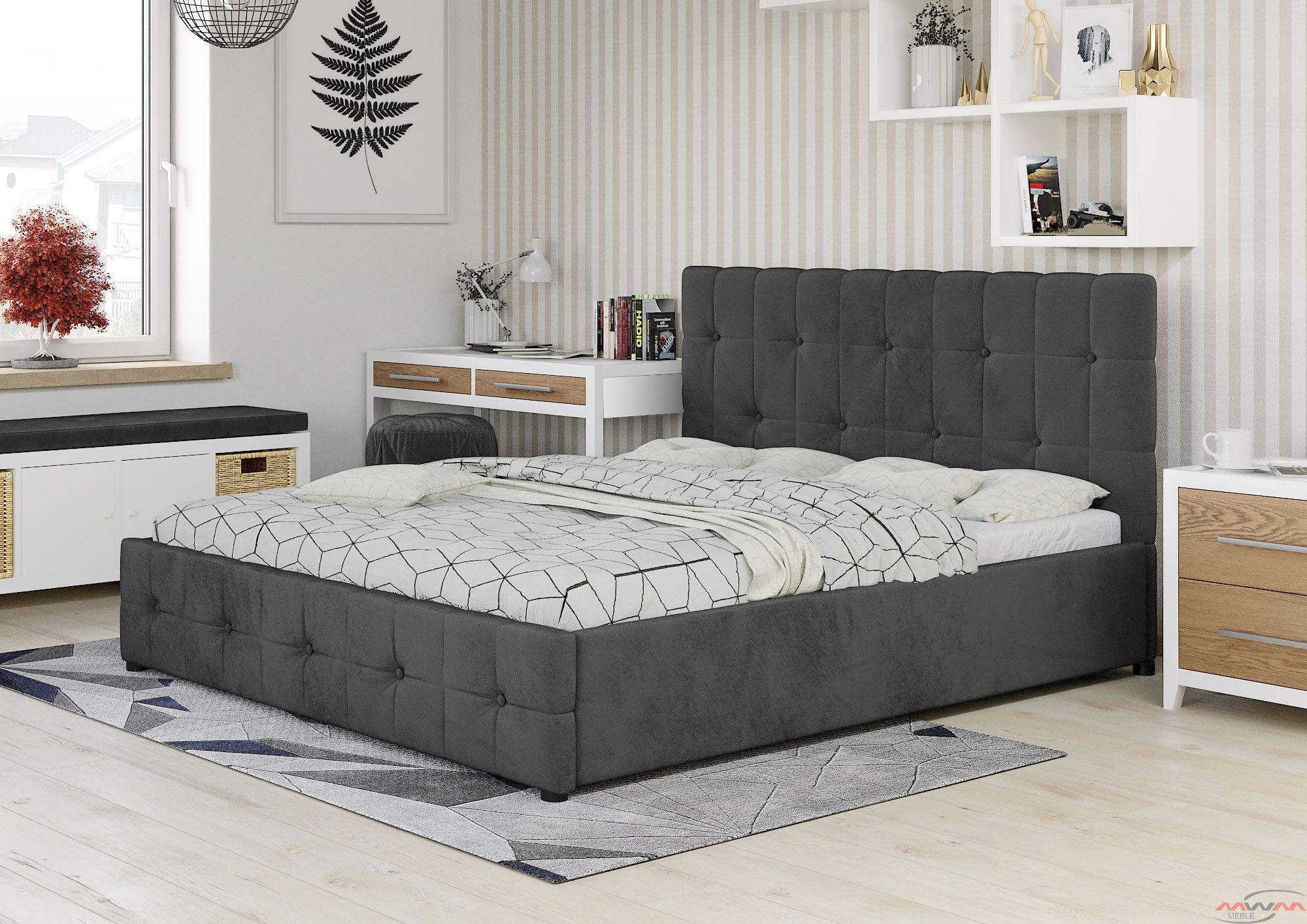 ko-tapicerowane-do-sypialni-180x200-sfg012d-popiel-welur-sklep-mwm-meble
