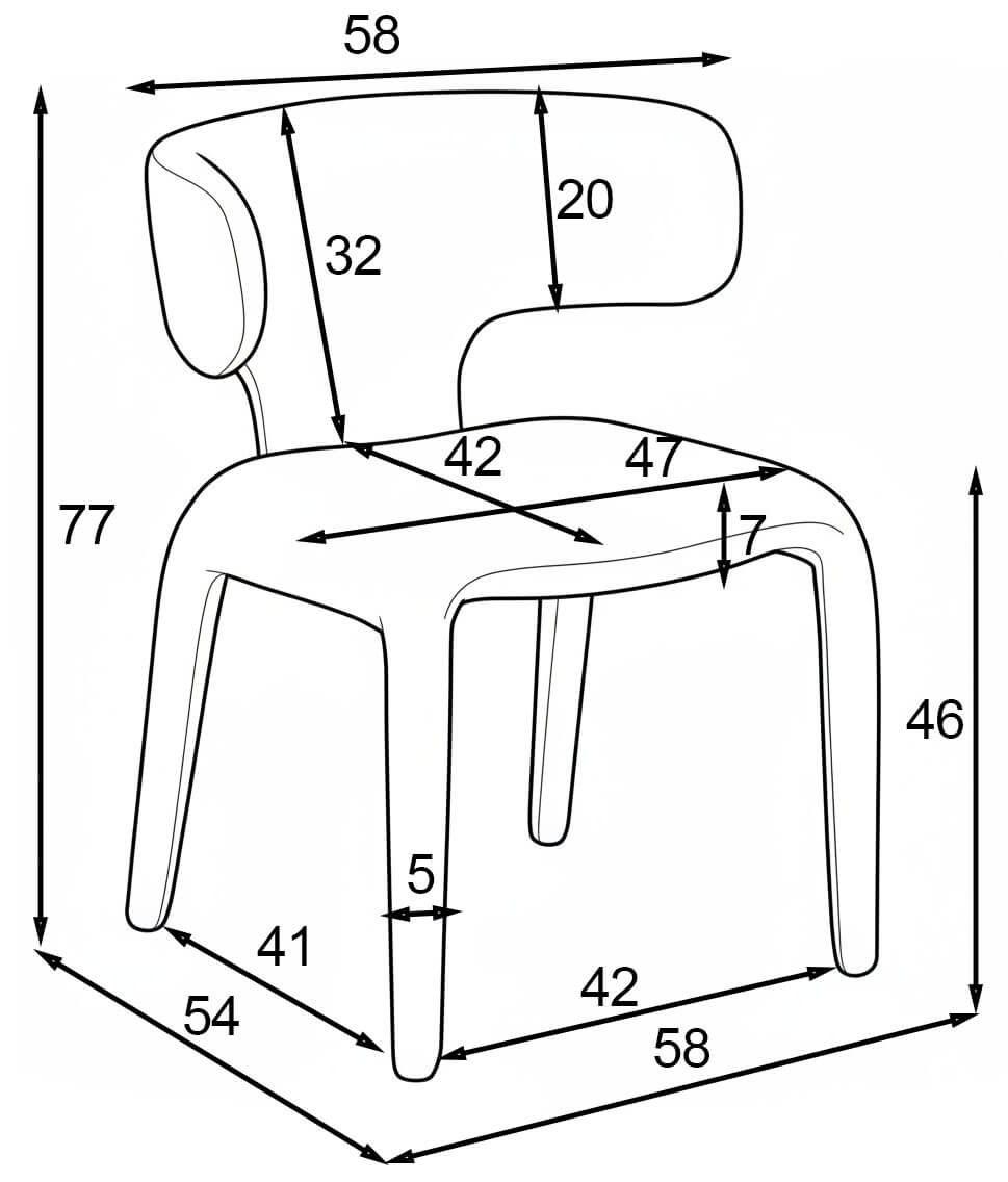krzesło nowoczesne DC-3330