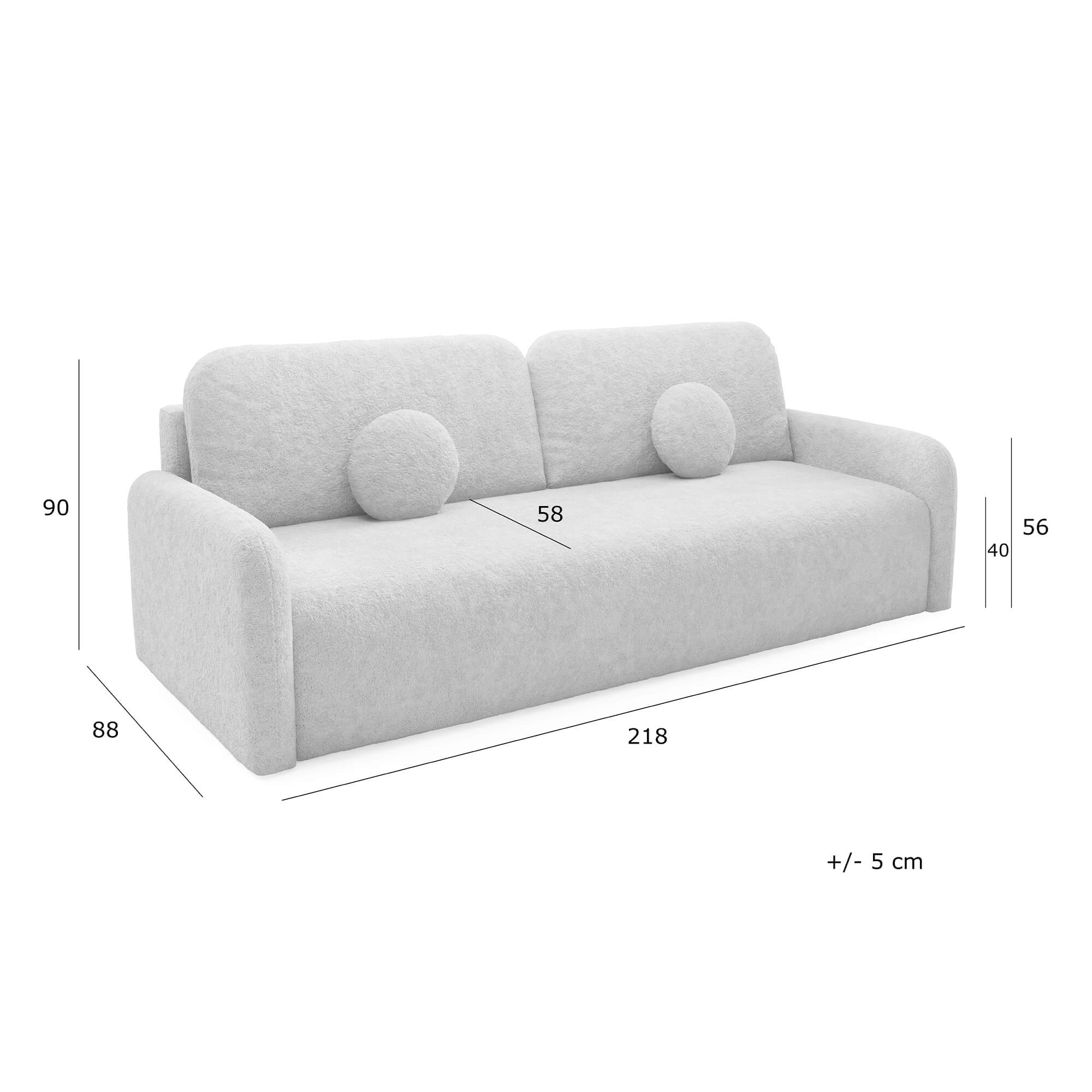 Sofa rozkładana RAVIO