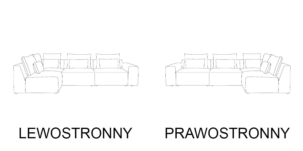 Narożnik modułowy BELISTA
