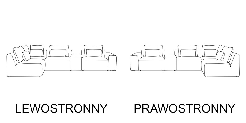 Narożnik modułowy BELISTA