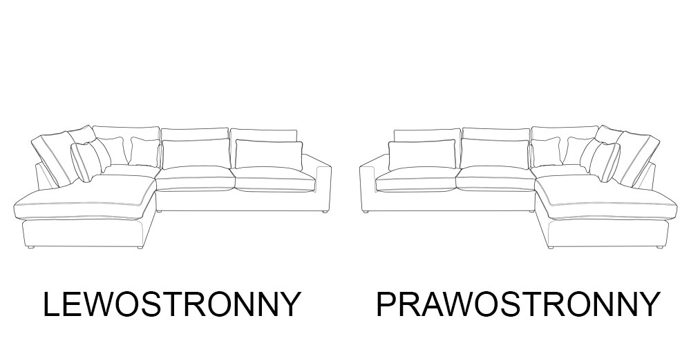 Wygodny narożnik do salonu
