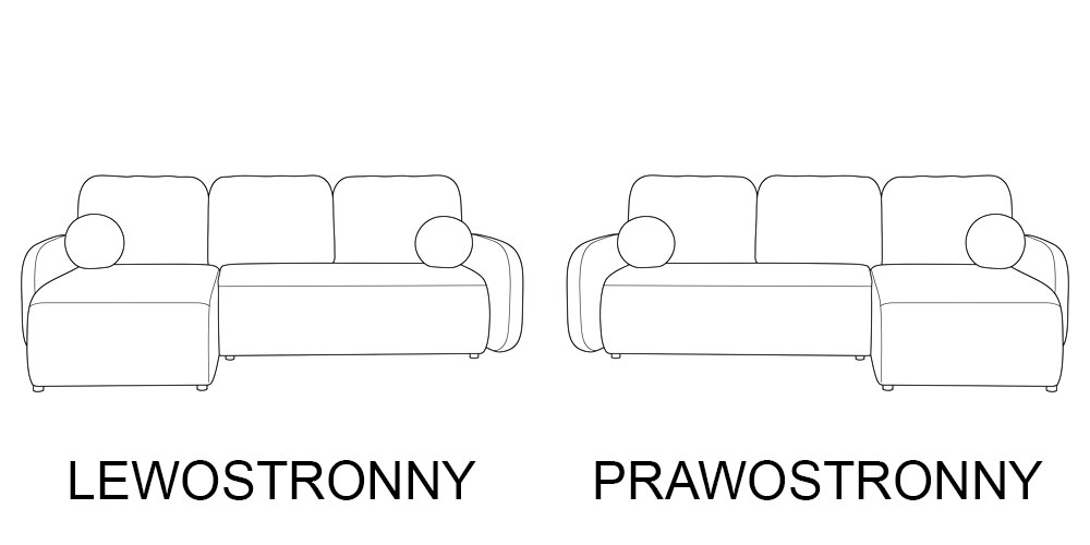 Narożnik COMO - różne kolory