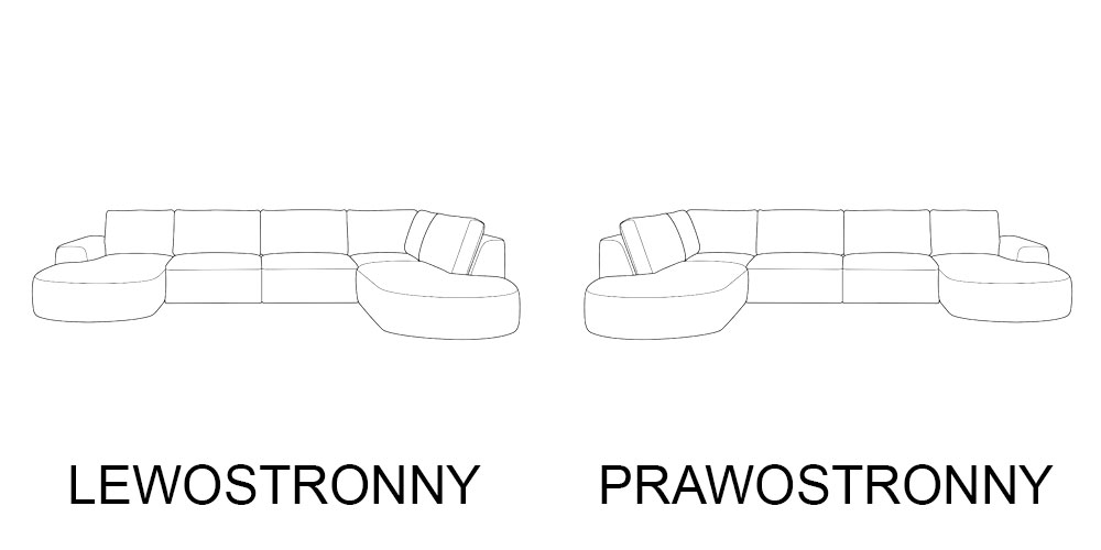 Narożnik modułowy TOLINO