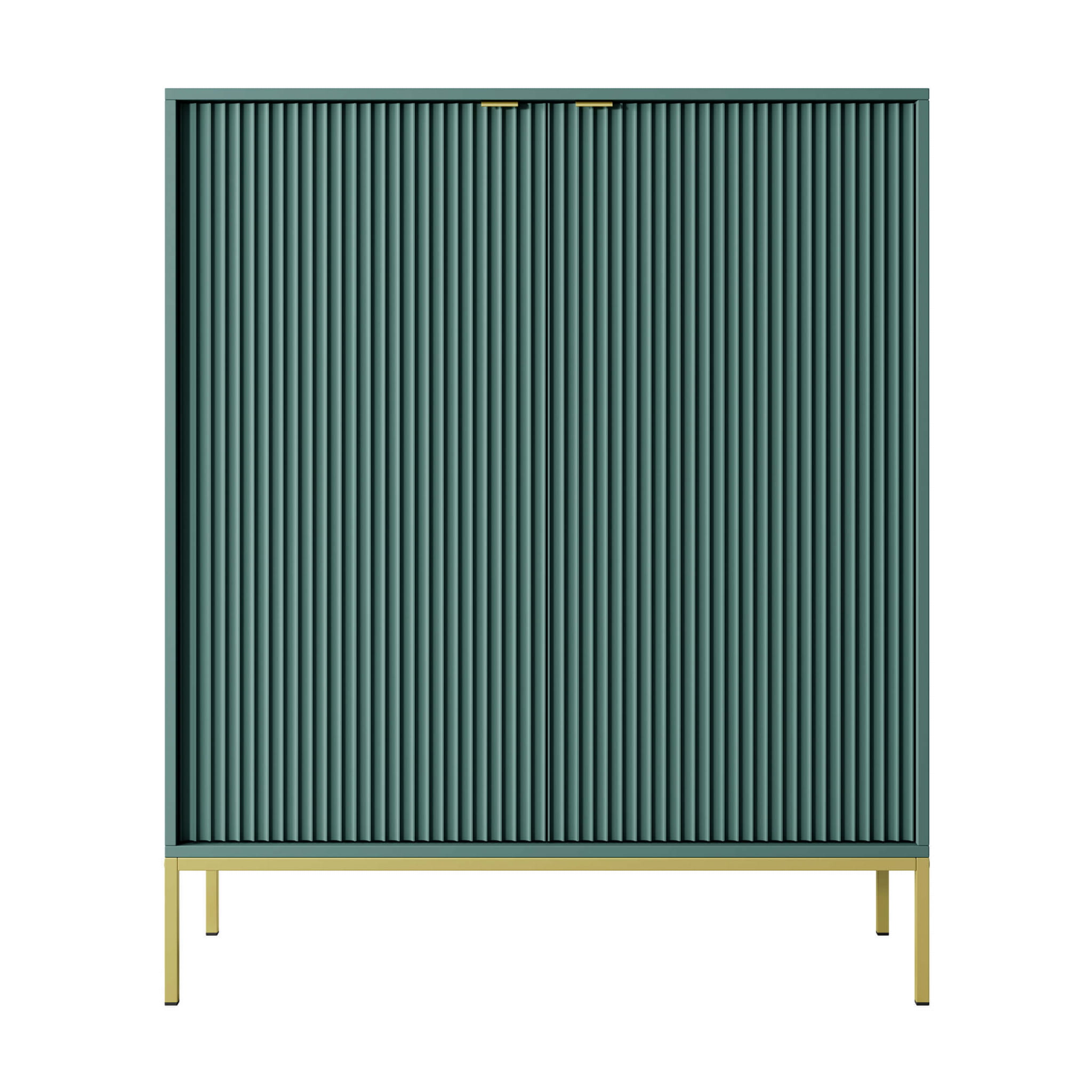 Komoda NOVA K104 Labrador/Morski / rama złota