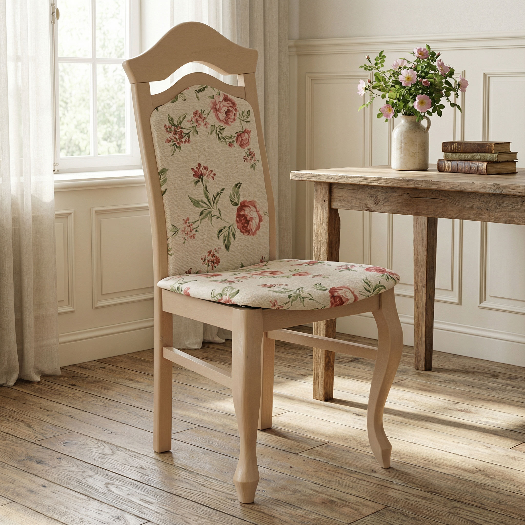 Eleganckie krzesło do jadali