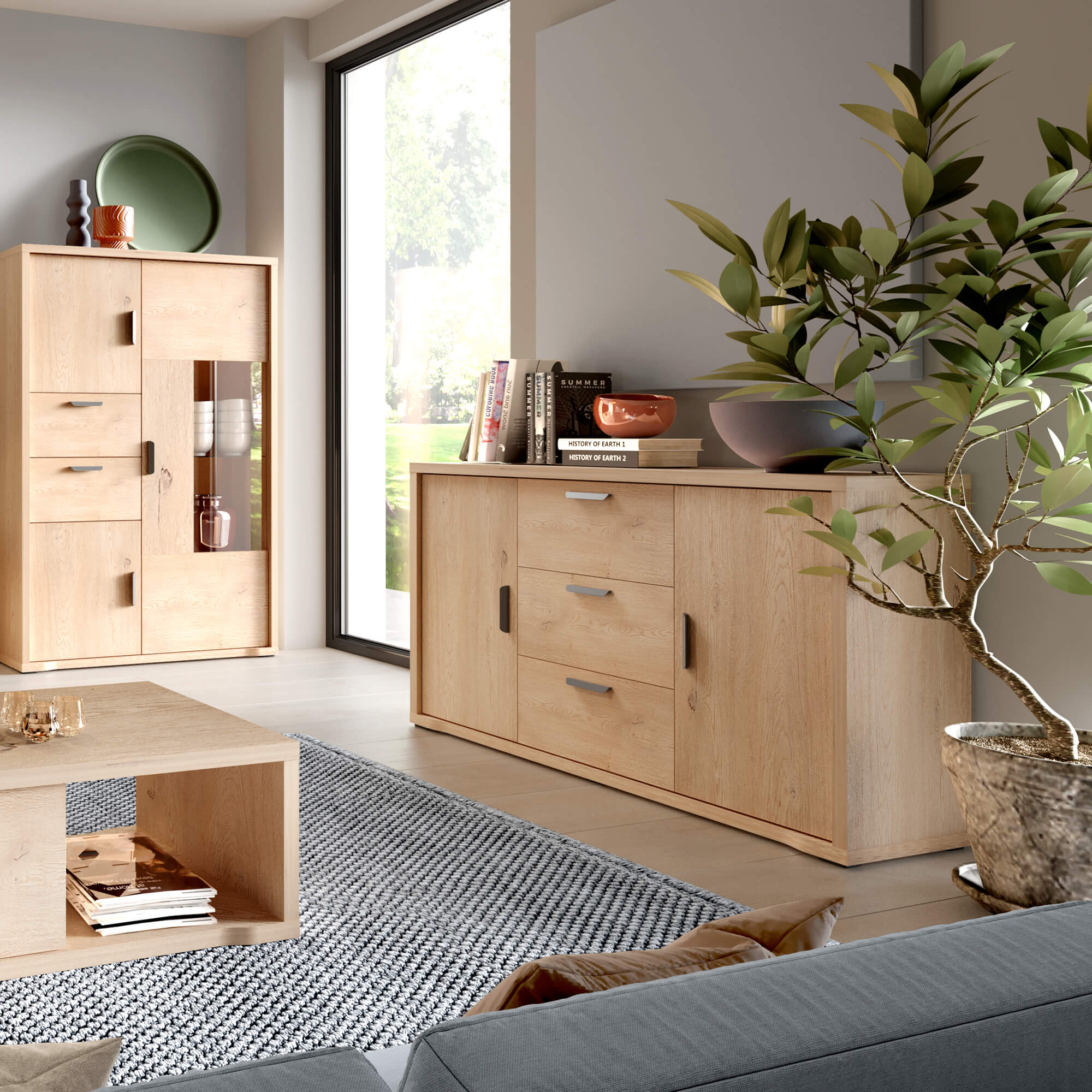 Wnętrze komody GRANDE G-2