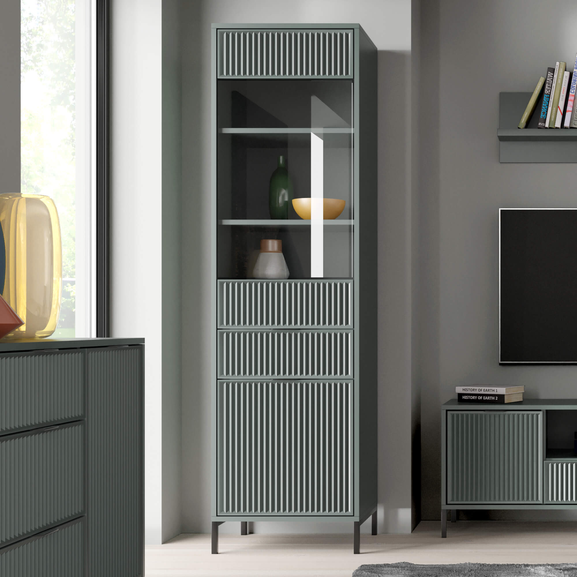 Witryna LS-5 detale i wnętrze