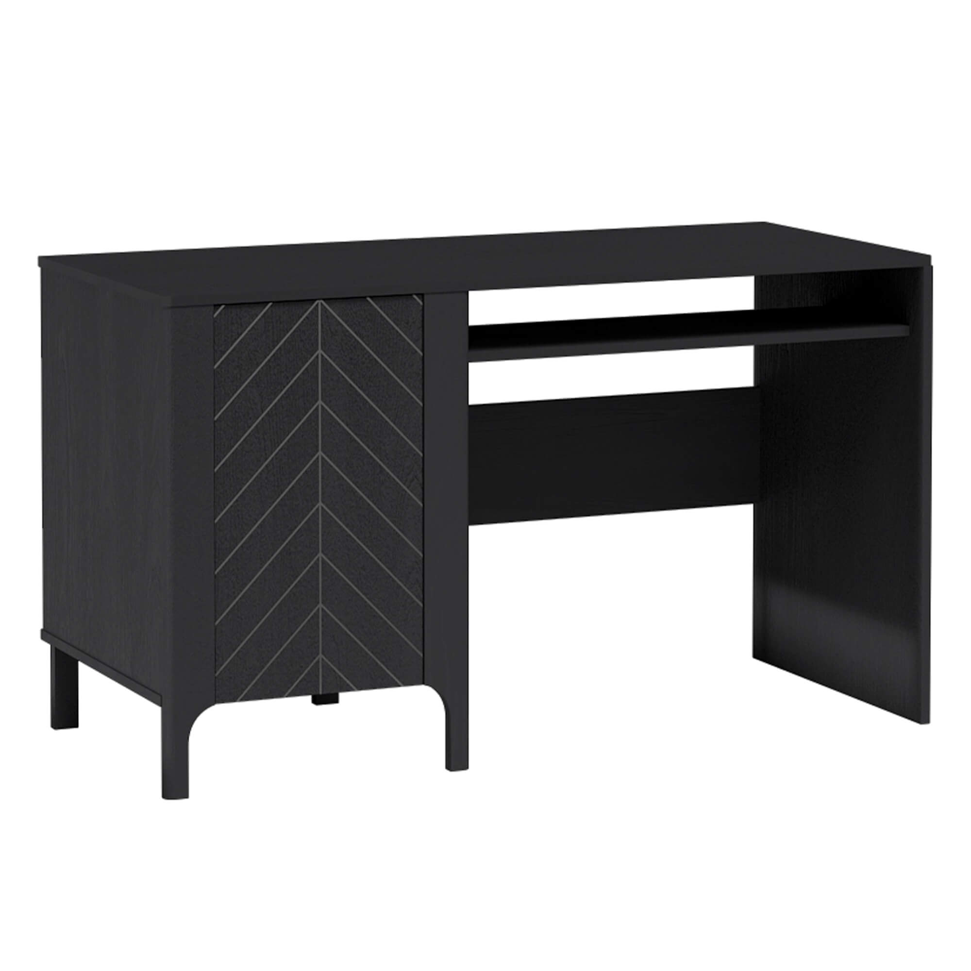 Biurko MM-9 zbliżenie na front w jodełkę