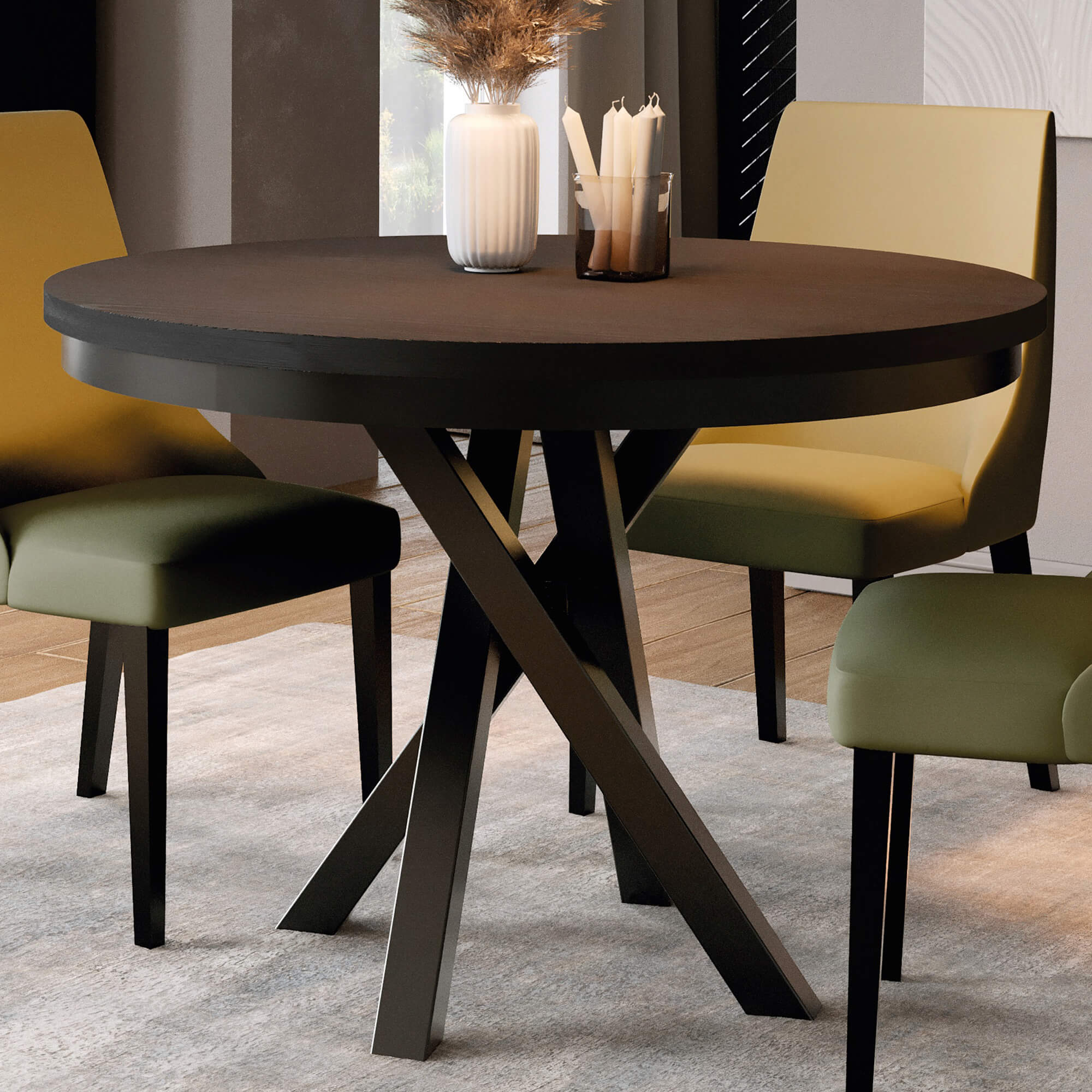 Stół MM-12 rozkładany w jadalni