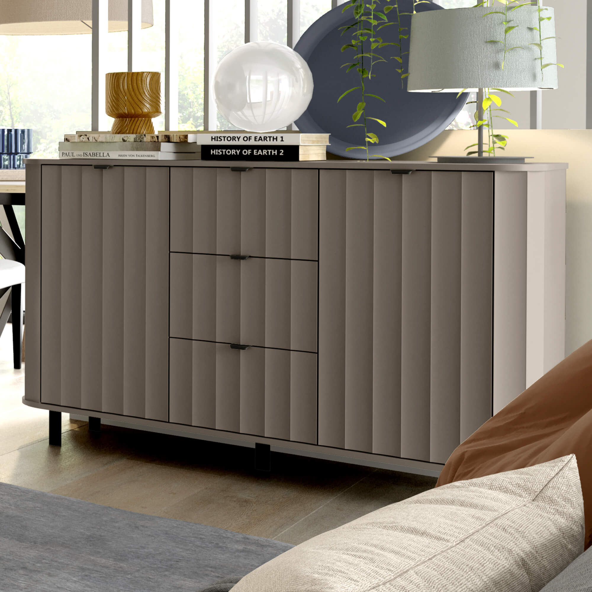 Komoda NOVADO - 1 frezowane fronty